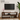 Kanso TV Unit with Open Storage in Moldau Acacia Dark Colour