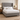 In Home Alcove bed in Grey, front-right view