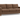 In Home Ashton SF-32 Brown Sofa – left three-quarter view