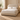 In Home Cocoon bed in Beige, front-left view