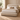 In Home Cocoon bed in Beige, front-right view