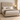 In Home Linea bed in Beige, front-left view