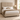 In Home Linea bed in Beige, front-right view