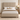 In Home Linea bed in Beige, front view