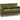 In Home Olive Curve SF-34 Green Sofa – left three-quarter view
