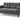 In-home Urban Comfort SF-01 2-seater Gunmetal Grey – right view