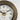 Vedas Royal Hand-Painted Antique Style Coffee Brown Wooden Wall Clock