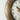 Vedas Clare Round Style Golden Wooden Polished and Brass Metal Wall Clock