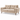 In Home Faro SF-06 Beige Sofa – right angle