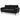 In Home Faro SF-06 Black Sofa – right angle